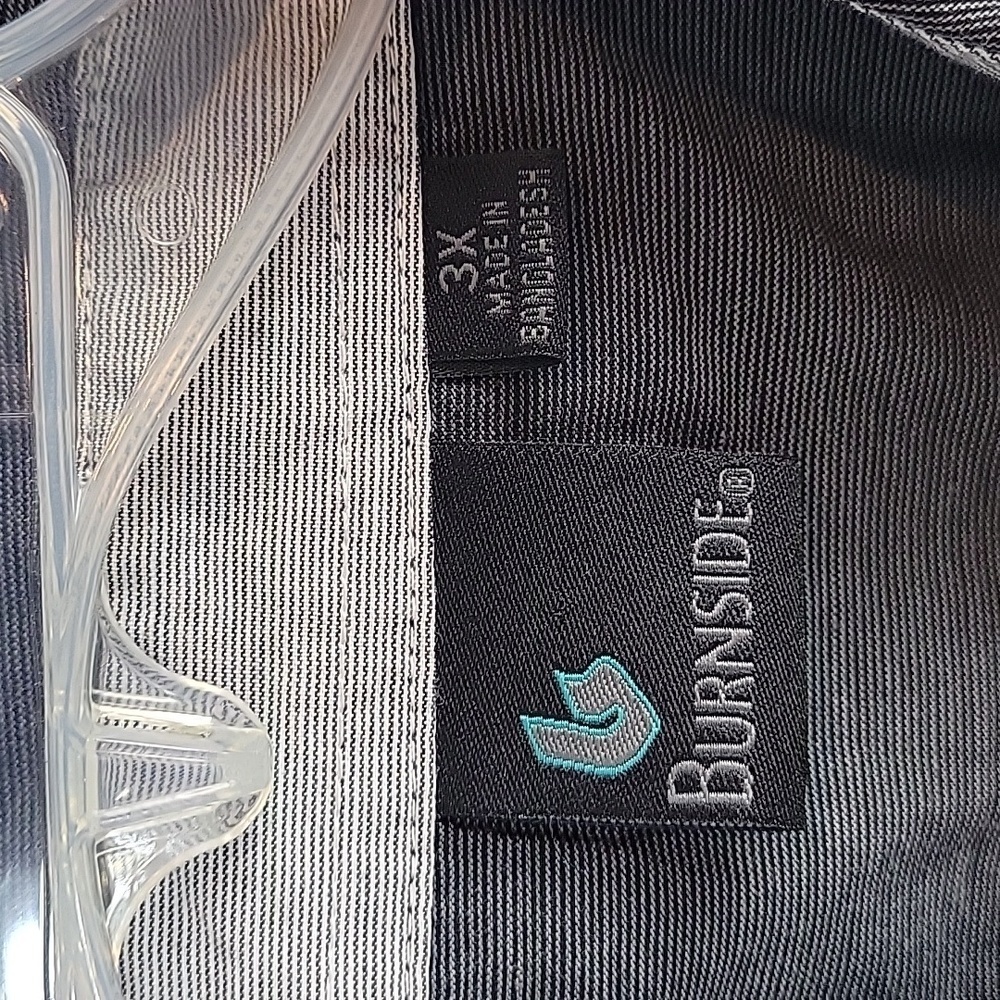 Burnside Button Down Shirt Gray - image 3